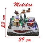 Decoração Cenário Vila Natalina Patinação Movimento Luzes