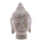 Decoração Concreto Buddha Cabeça Cinza Lyor