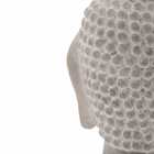 Decoração Concreto Buddha Cabeça Cinza Lyor