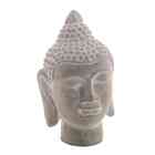 Decoração Concreto Buddha Cabeça Cinza Lyor