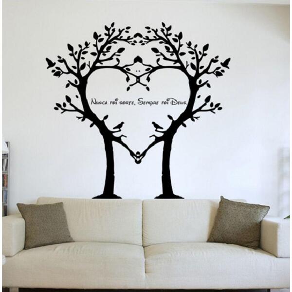 Decoração De Parede Árvore Nunca Foi Sorte Sempre Foi Deus