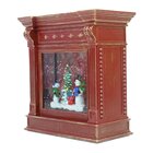 Decoração Enfeite Natalino Lamparina Led Natal Papai Noel 18,