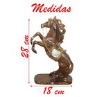Decoração Escultura Cavalo Ornamental Estátua Resina 28cm