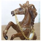 Decoração Escultura Cavalo Ornamental Estátua Resina 28cm