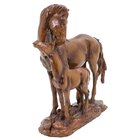 Decoração Escultura Estátua Cavalo Família Ornamento Estatuet