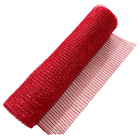 Decoração Fita Tela Para Arvore Natal 25cm X 5m Vermelha