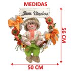 Decoração Guirlanda Festa Junina Caipira Com Abobora De 50cm
