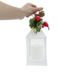 Decoração Lamparina Natal Enfeite Iluminado Natalino 27,5cm