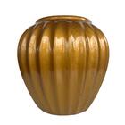 Decoração Mesa Sala Vaso Centro De Mesa Decor Na Cor Dourada