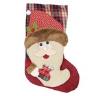 Decoração Natal Meia Papai Noel Natalino 47cm