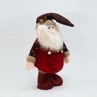 Decoração Papai Noel Natal Luxuoso Perna Ajustável 50/80cm