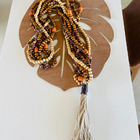 Decoração Para Mesa/  Colar De Mesa Grande - Maria - Marrom