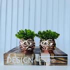 Decoração Sala 3 Peças Livro Caixa + Dupla Vaso Rose Gold