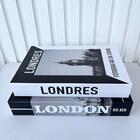 Decoração Sala Aparador Dupla Livro Fake London Londres