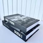 Decoração Sala Aparador Dupla Livro Fake New York City Dubai