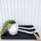 Decoração Sala Bandeja Em Mdf Revestida De Pu Na Cor Preta