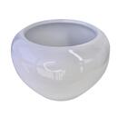 Decoração Sala Centro De Mesa Branco Liso Lorance Moderno