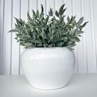 Decoração Sala Centro De Mesa Branco Médio Liso Lorance