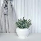 Decoração Sala Centro De Mesa Branco Médio Liso Lorance