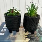 Decoração Sala Livro Big Ben Azul + Vaso Tripé Moderno Preto