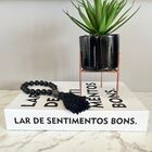 Decoração Sala Livro Caixa + Vaso Tripé + Adorno Colar Decor