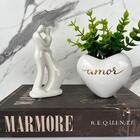 Decoração Sala Livro Fake + Casal Apaixonado + Vaso Amor
