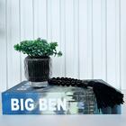 Decoração Sala Livro Fake + Vaso Vidro Fumê + Colar Decor