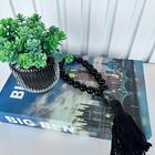 Decoração Sala Livro Fake + Vaso Vidro Fumê + Colar Decor