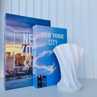 Decoração Sala Quarto Dupla Livro Fake + Vaso Torcido Decor