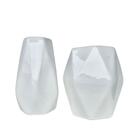 Decoração Sala Quarto Dupla Vaso Cachepot Branco Decor