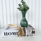 Decoração Sala Quarto Livro + Vaso Garrafa + Enfeite Colar