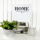 Decoração Sala Quarto Livro + Vaso Prata + Castiçal Vidro