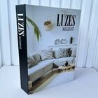 Decoração Sala Quarto Livro Caixa Fake Luzes Naturais Decor