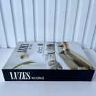 Decoração Sala Quarto Livro Caixa Fake Luzes Naturais Decor