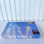 Decoração Sala Quarto Livro Caixa Fake New York Azul Decor