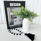 Decoração Sala Quarto Livro Design + Vaso Branco + Colar