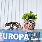 Decoração Sala Quarto Livro Fake + Vaso Rose + Enfeite Onça