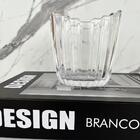 Decoração Sala Quarto Livro Fake Branco Preto + Vaso Vidro