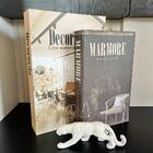 Decoração Sala Rack Aparador Escultura Pantera + 2 Livros