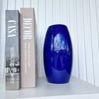 Decoração Sala Rack Vaso Centro De Mesa Azul Moderno Decor