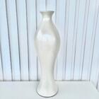 Decoração Sala Vaso Garrafa Grande Cerâmico Moderno Perolado