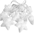 Decoração Varal Cordão Fio De Luzes Lâmpadas Estrela Led Nata