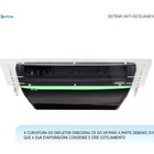 Defletor Desvio De Ar Condicionado Piso Teto Em Acrílico 121c