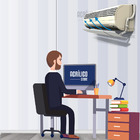 Defletor Para Ar Condicionado Split Universal Ajustável - 7 À