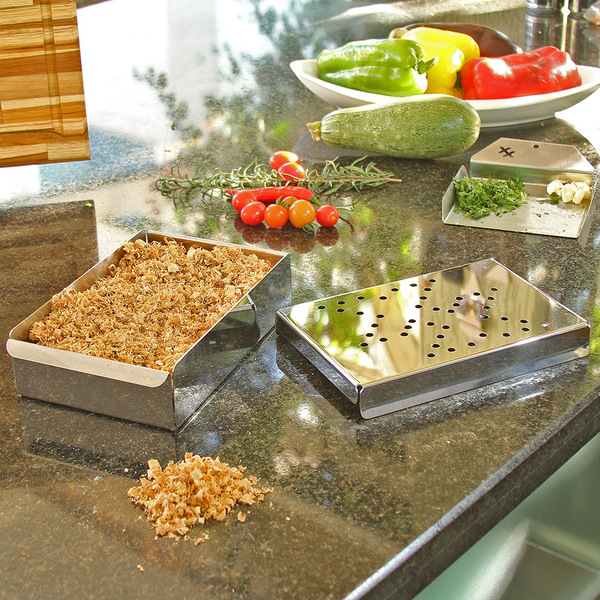 Defumador Smoker Para Churrasqueira A Gás Ou A Carvão - Inox