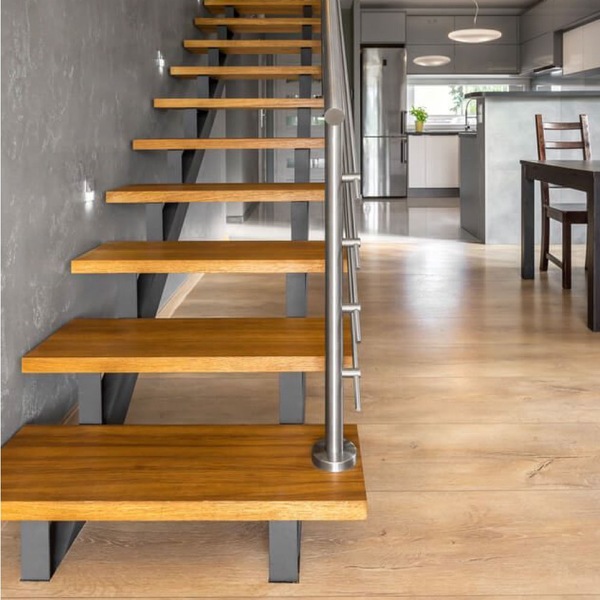 Degrau De Escada Em Madeira Tauari Degrau Tauari:35x200x3,5