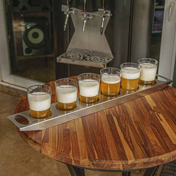Degustador De Cerveja Sampler Chopp Full - Inox - 6 Copos