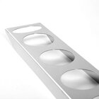 Degustador De Cerveja Sampler Chopp Full - Inox - 6 Copos