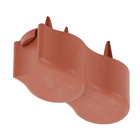 Delimitador Plástico Tijolinho 21x10cm Marrom