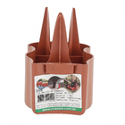 Delimitador Plástico Tijolinho 21x10cm Marrom